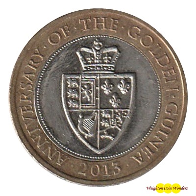 2013 £2 Coin - 350th Anniversary of the Guinea - Click Image to Close